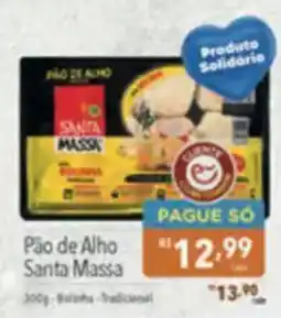 Supermercados Condor Pão de Alho Santa Massa oferta
