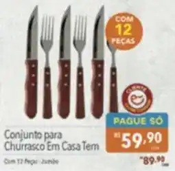 Supermercados Condor Conjunto para Churrasco Em Casa Tem oferta