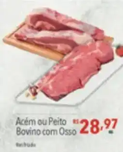 Supermercados Condor Acém ou Peito Bovino com Osso oferta