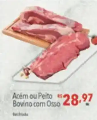 Supermercados Condor Acém ou Peito Bovino com Osso oferta
