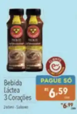 Supermercados Condor Bebida Láctea 3 Corações oferta