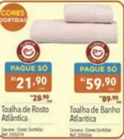 Supermercados Condor Toalha de Rosto Atlântica oferta