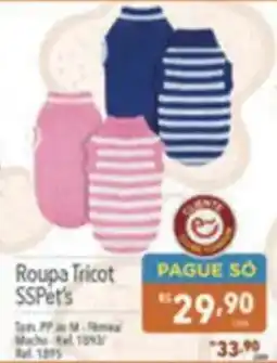 Supermercados Condor Roupa Tricot SSPet's oferta