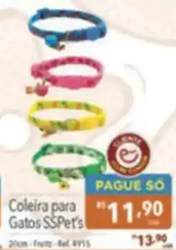 Supermercados Condor Coleira para Gatos SSPet's oferta
