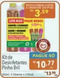Supermercados Condor Kit de Desinfetantes Pinho Bril oferta