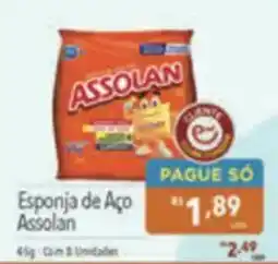 Supermercados Condor Esponja de Aço Assolan oferta