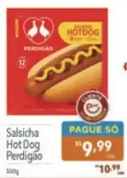 Supermercados Condor Salsicha Hot Dog Perdigão oferta