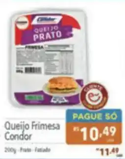 Supermercados Condor Queijo Prato Condor oferta