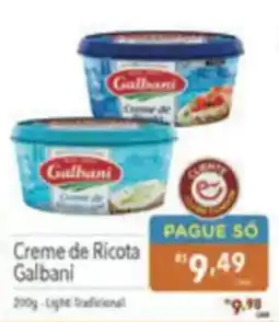 Supermercados Condor Creme de Ricota Galbani oferta