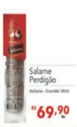 Supermercados Condor Salame Perdigão oferta
