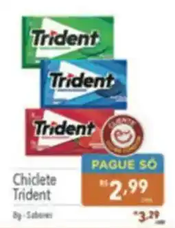 Supermercados Condor Chiclete trident oferta