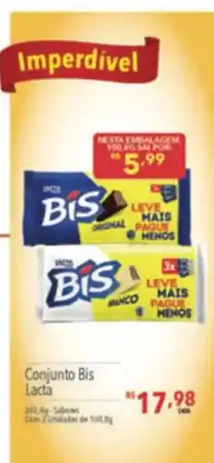 Supermercados Condor Conjunto Bis Lacta oferta