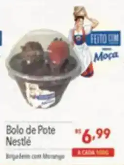 Supermercados Condor Bolo de Pote Nestlé Brigadeiro com Morango oferta
