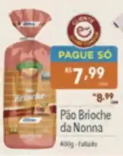 Supermercados Condor Pão Brioche da Nonna oferta