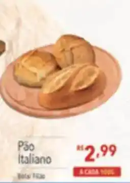 Supermercados Condor Pão Italiano oferta