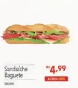 Supermercados Condor Sanduíche Baguete oferta