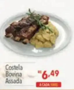 Supermercados Condor Costela Bovina Assada oferta