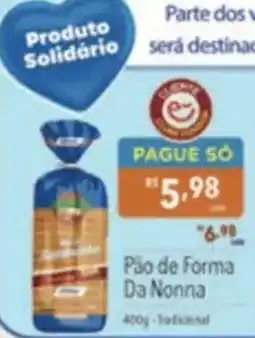 Supermercados Condor Pão de Forma Da Nonna oferta