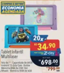 Supermercados Condor Tablet Infantil Multilaser oferta