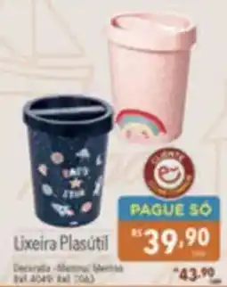 Supermercados Condor Lixeira Plasútil oferta