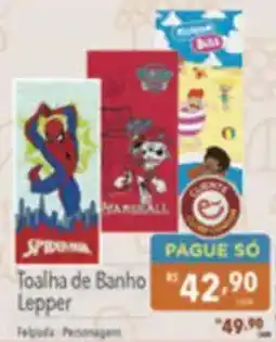 Supermercados Condor Toalha de Banho Lepper oferta
