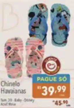 Supermercados Condor Chinelo Havaianas oferta