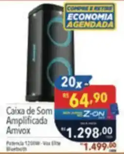 Supermercados Condor Caixa de Som Amplificada Amvox oferta