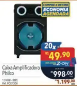 Supermercados Condor Caixa Amplificadora Philco oferta