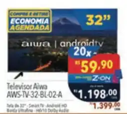 Supermercados Condor Televisor Aiwa oferta