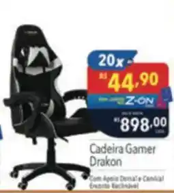 Supermercados Condor Cadeira Gamer Drakon oferta