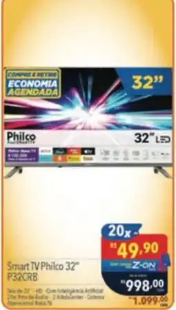 Supermercados Condor Smart TV Philco 32" oferta