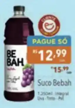 Supermercados Condor Suco Bebah oferta