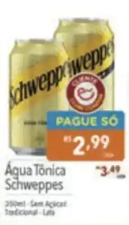 Supermercados Condor Água Tônica Schweppes oferta