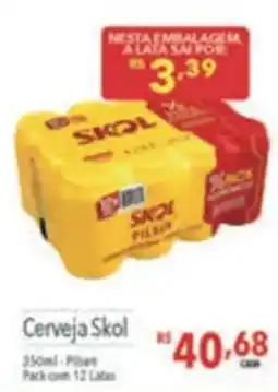 Supermercados Condor Cerveja Skol oferta