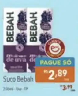 Supermercados Condor Suco Bebah oferta