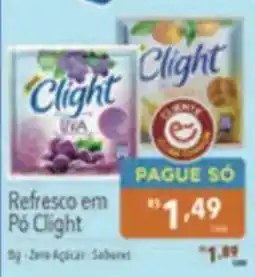 Supermercados Condor Refresco em Pó Clight oferta
