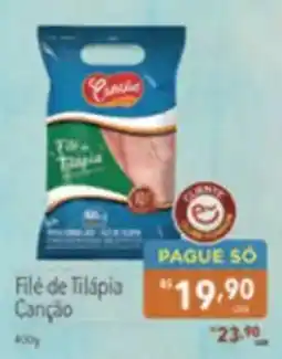 Supermercados Condor Filé de Tilápia Canção oferta