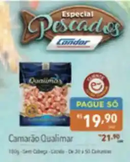 Supermercados Condor Camarão qualimar oferta