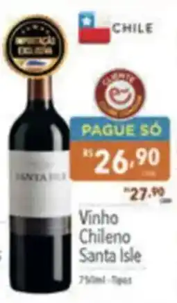 Supermercados Condor vinho chileno santa isle oferta