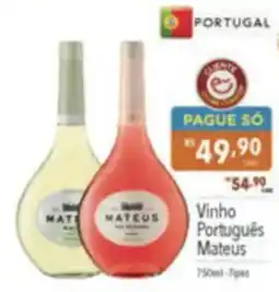 Supermercados Condor Vinho Português Mateus oferta