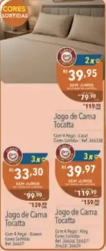 Supermercados Condor Jogo de Cama Tocatta oferta