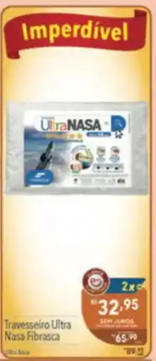 Supermercados Condor Travesseiro Ultra Nasa Fibrasca oferta