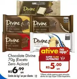 Supermercados Imperatriz Chocolate divine oferta