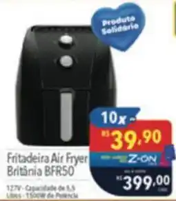 Supermercados Condor Fritadeira air fryer britânia bfr50 oferta