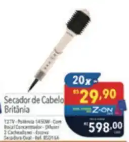 Supermercados Condor Secador de Cabelo Britânia oferta
