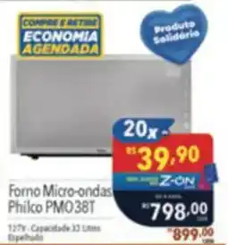 Supermercados Condor Forno Micro-ondas Philco PMO38T oferta