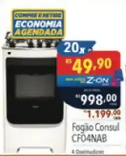 Supermercados Condor Fogão Consul CFO4NAB oferta