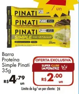Supermercados Imperatriz Barra proteína simple pinati oferta