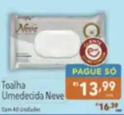 Supermercados Condor Toalha Umedecida Neve oferta