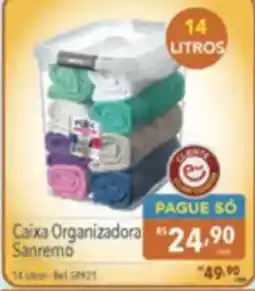 Supermercados Condor Caixa Organizadora Sanremo oferta